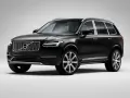 Elegancki czarny Volvo XC90 na tle jasnego tła. Sprawdź aktualną volvo xc90 cena i wyposażenie.