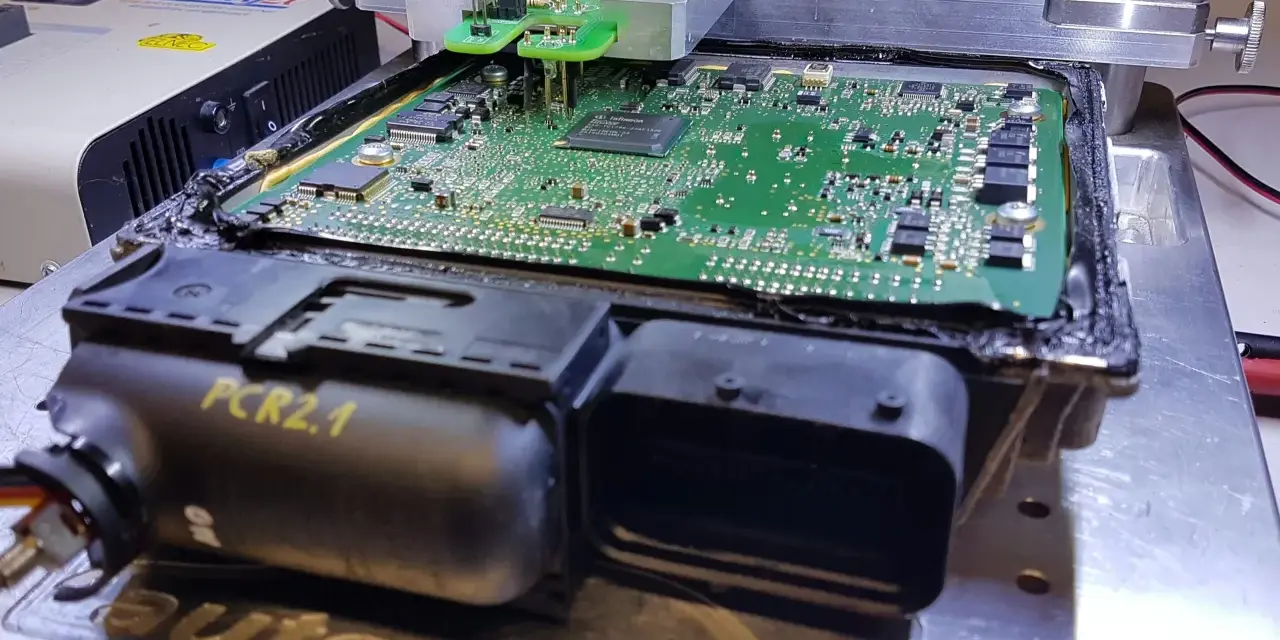 Naprawa sterownika PCR2.1 z błędem dtc p0301 volkswagen.