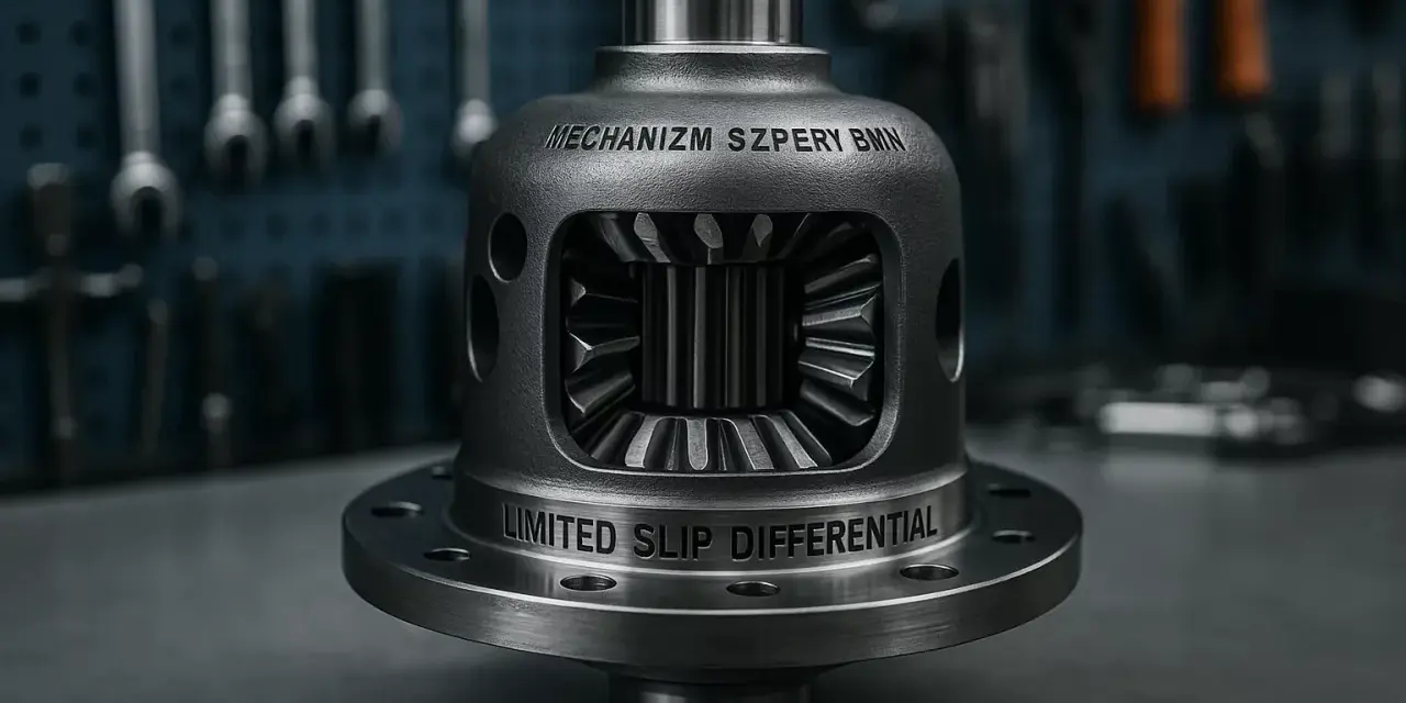 Mechanizm szpery BMN, czyli dyferencjał o ograniczonym poślizgu, gotowy do montażu.