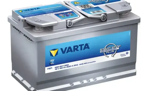 Akumulator samochodowy Varta AGM, 12V 80Ah 800A. Idealny do systemów Start-Stop.
