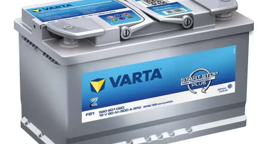 Akumulator samochodowy Varta AGM, 12V 80Ah 800A. Idealny do systemów Start-Stop.