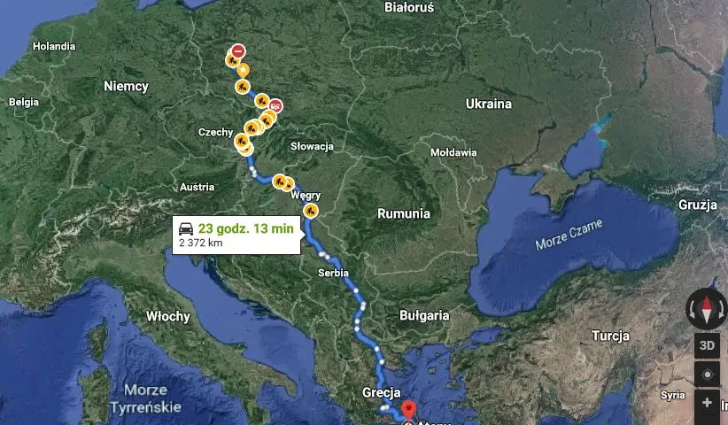 Ile godzin trwa podróż autokarem do Grecji? Sprawdź szczegóły!
