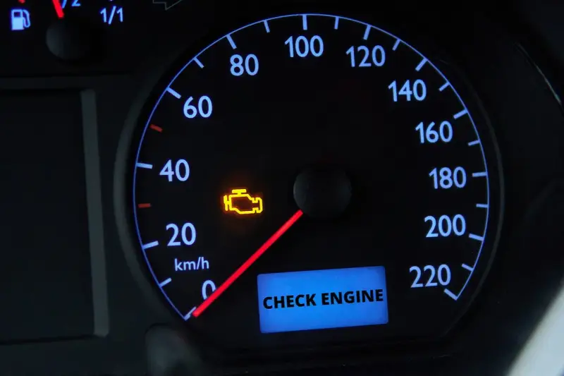 Kontrolka "Check Engine" świeci się na desce rozdzielczej. Dowiedz się, jak skasować błąd check engine bez komputera.